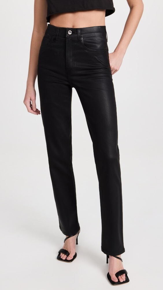 

Брюки LE JEAN Sabine Straight Leg, черный
