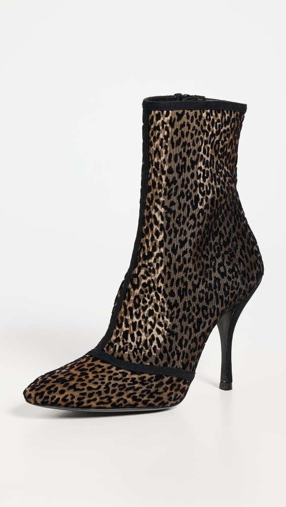 

Ботинки Stuart Weitzman Noche 100 Zip Booties, черный