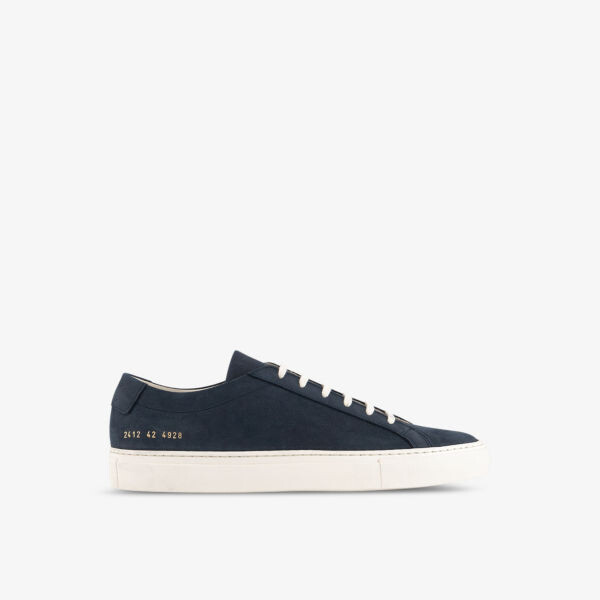 

Замшевые низкие кеды achilles low с принтом Common Projects, белый