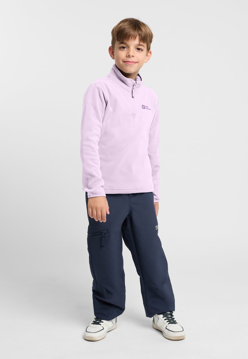 

Флисовый свитер TAUNUS HALFZIP Jack Wolfskin, цвет pale lavendar