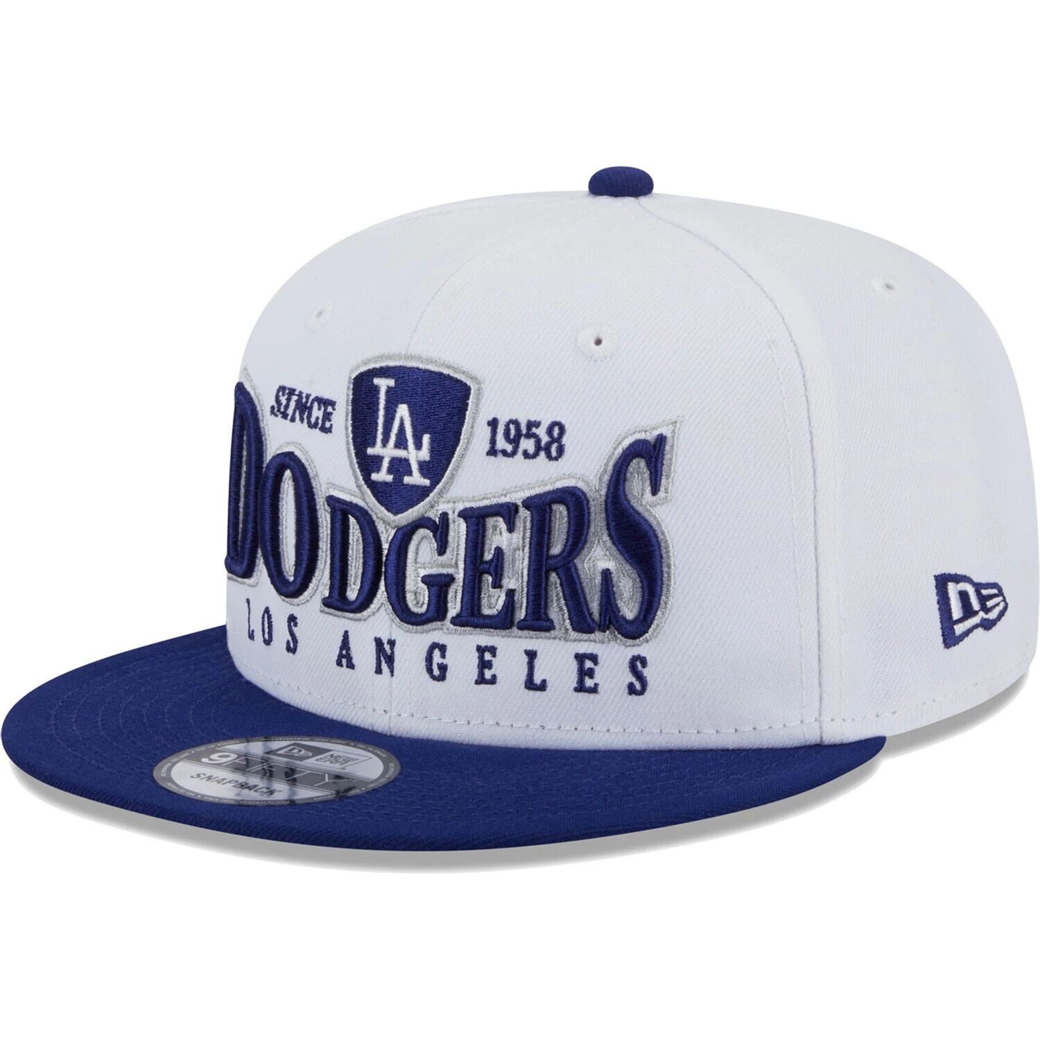 

Мужская кепка New Era White/Royal Los Angeles Dodgers Crest 9FIFTY Snapback