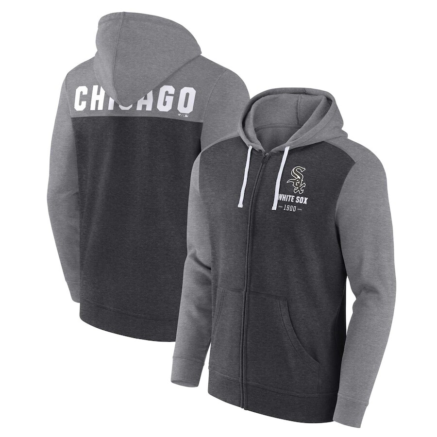 

Толстовка на молнии Fanatics Branded Chicago White Sox, серый