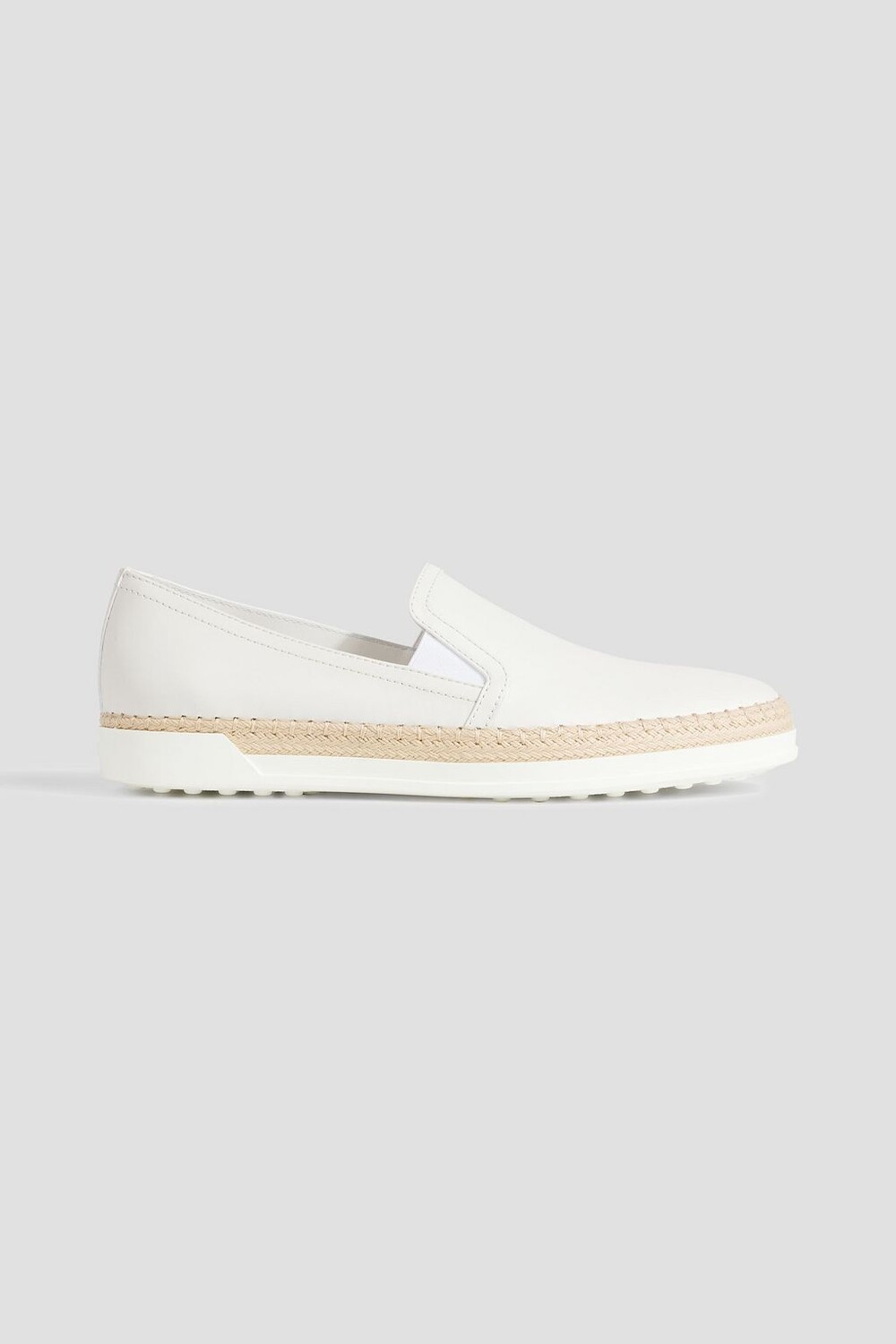 

Кожаные эспадрильи TOD'S, белый