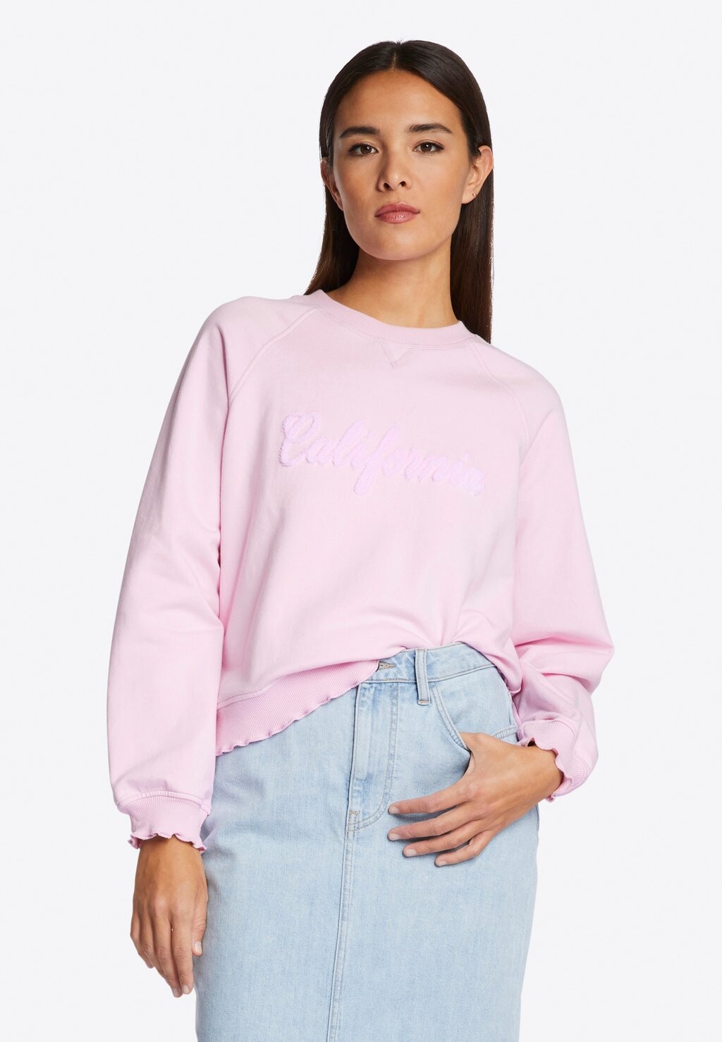 

Толстовка MIT CALIFORNIA-APPLIKATION Rich & Royal, цвет rose quartz