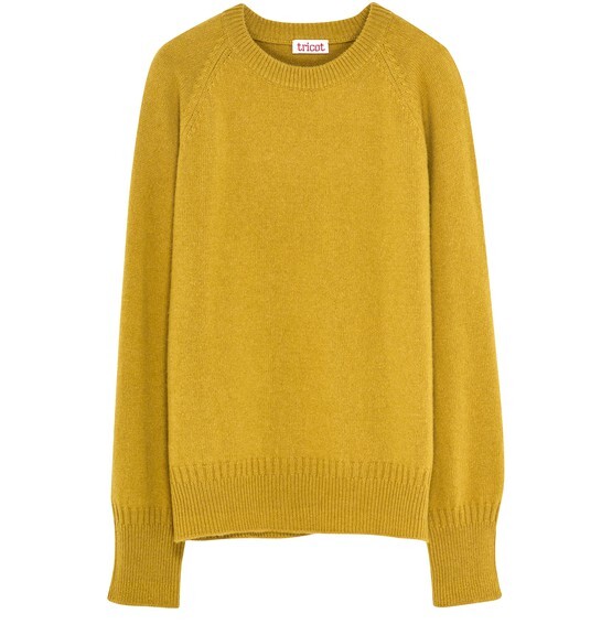 

Свитер из переработанного кашемира Tricot, желтый