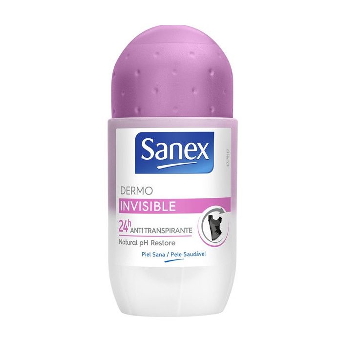 цена Дезодорант Desodorante Roll On Dermo Invisible Sanex, 1 ud.