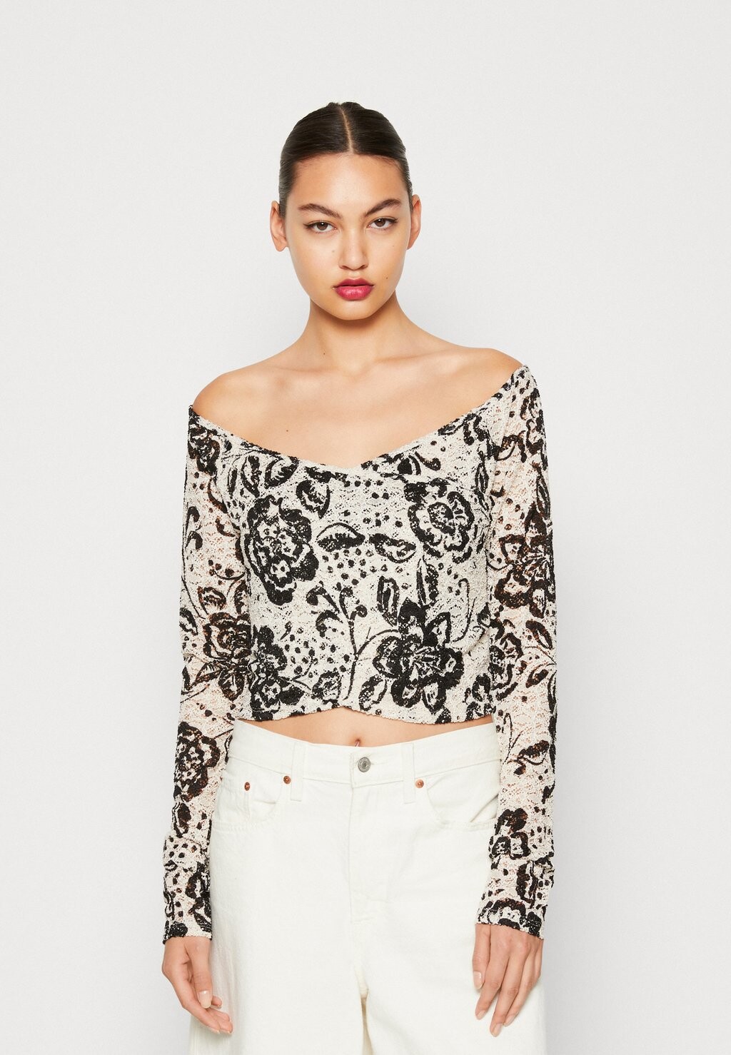 

Топ с длинными рукавами Free People