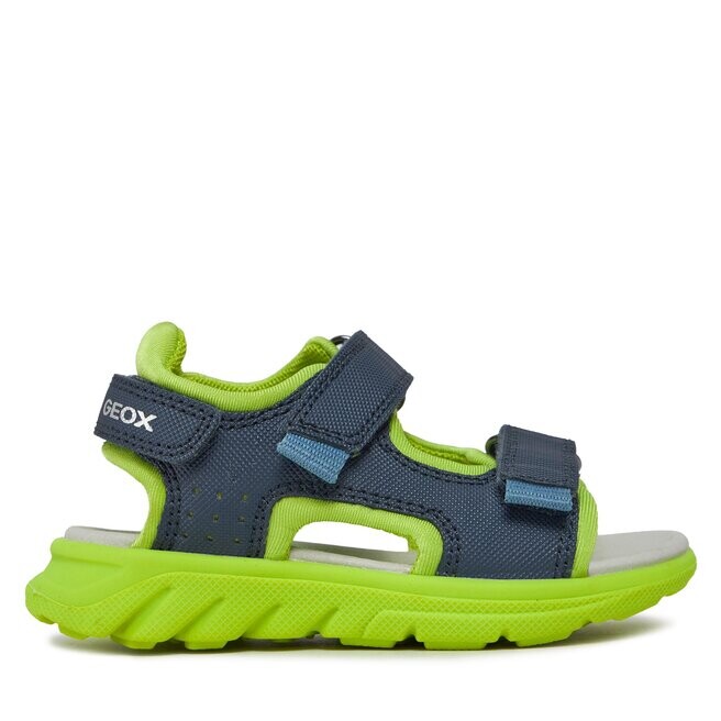 

Сандалии Geox J Sandal Airadyum Bo J45F1A 01550 C0749 M Navy/Lime, темно-синий