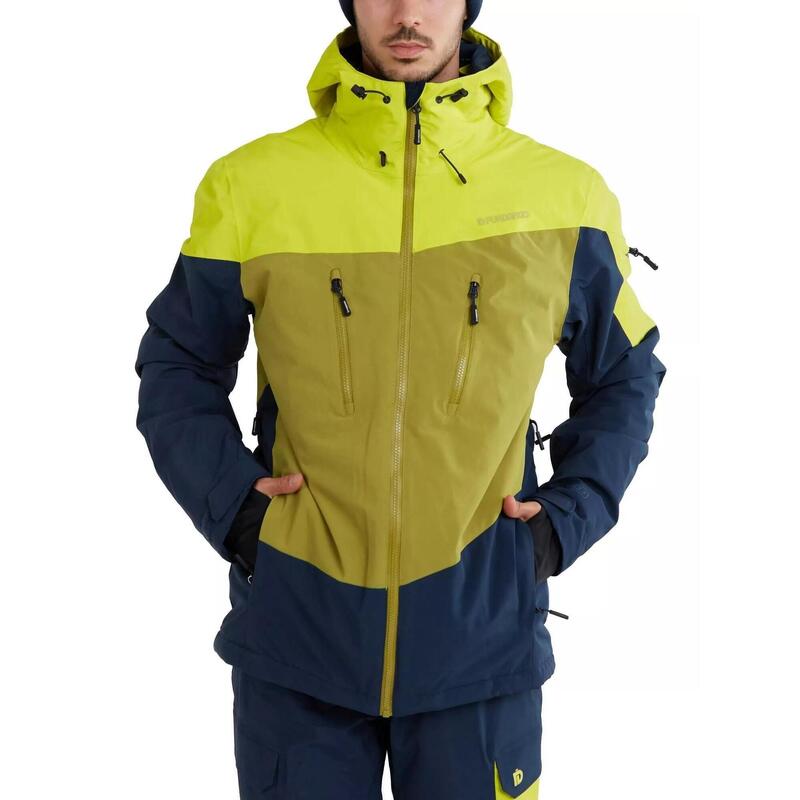 Лыжная куртка Privet Jacket мужская - желтая Fundango, цвет gelb