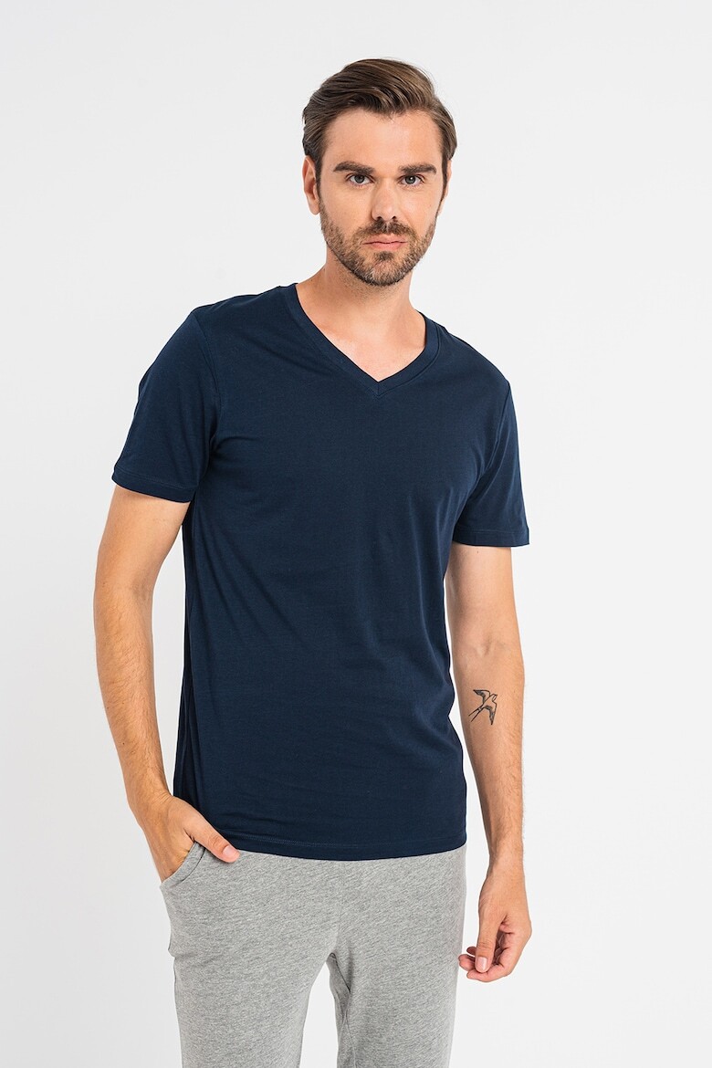 

Футболка из органического хлопка и шпица Jack & Jones, синий
