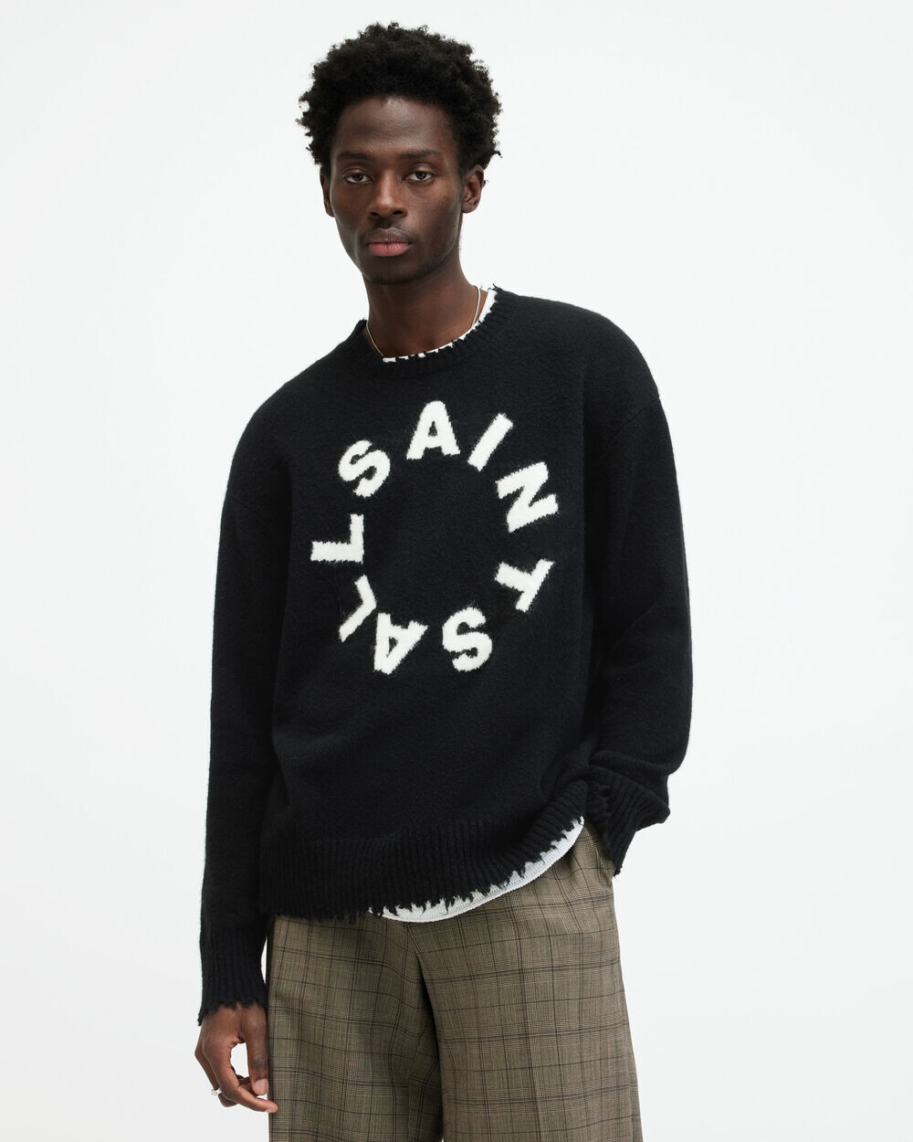 

Джемпер с круглым логотипом Tiago AllSaints, черный
