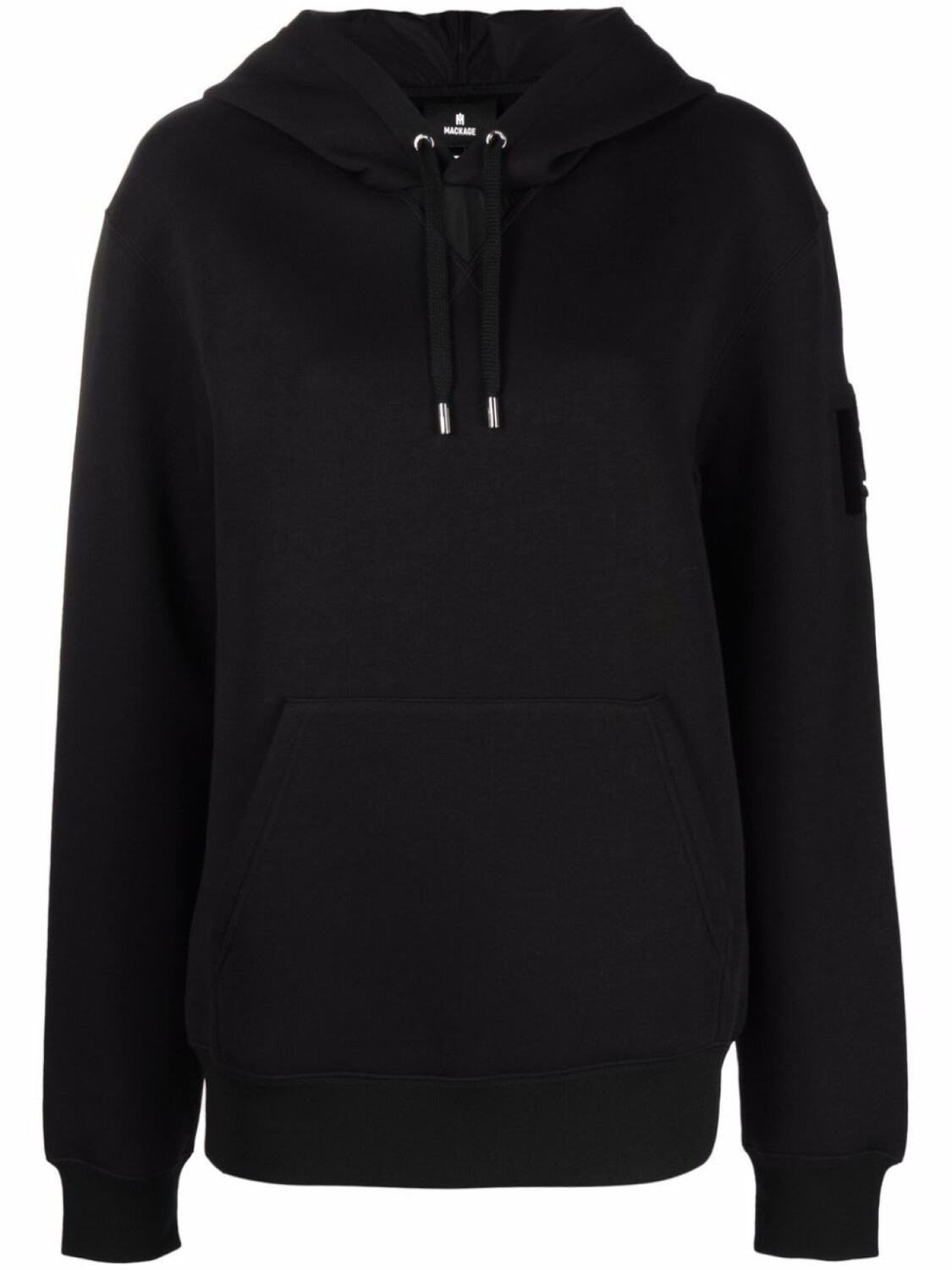 

Mackage худи с вышитым логотипом, черный