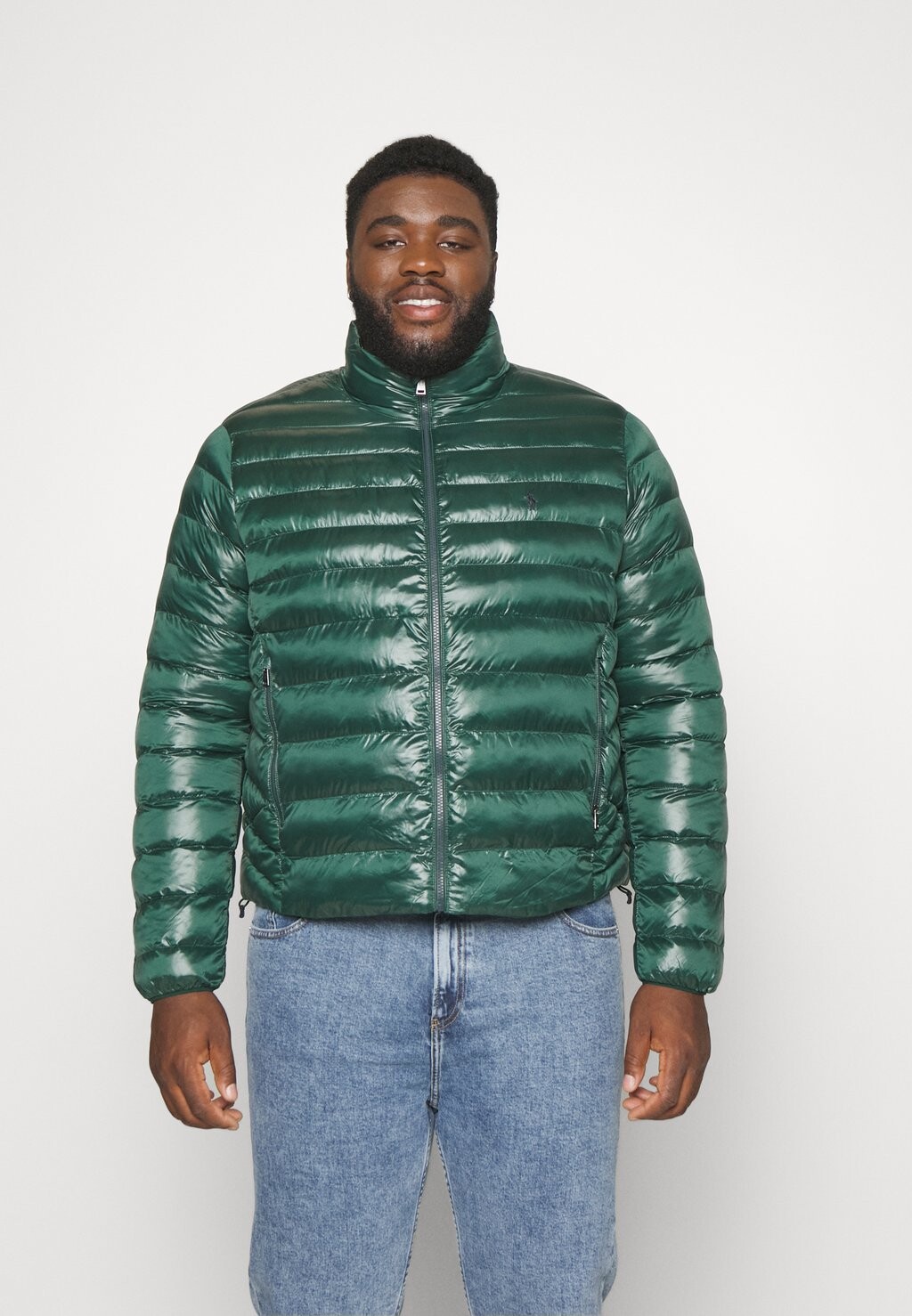

Куртка Polo Ralph Lauren Big & Tall TERRA INSULATED, цвет hunt club green glossy