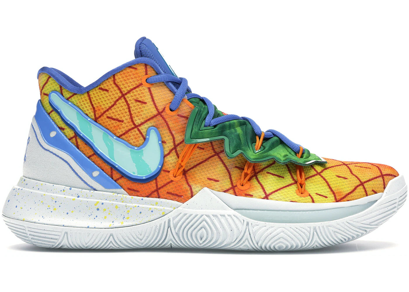 

Кроссовки Nike Kyrie 5, оранжевый / зелено-синий