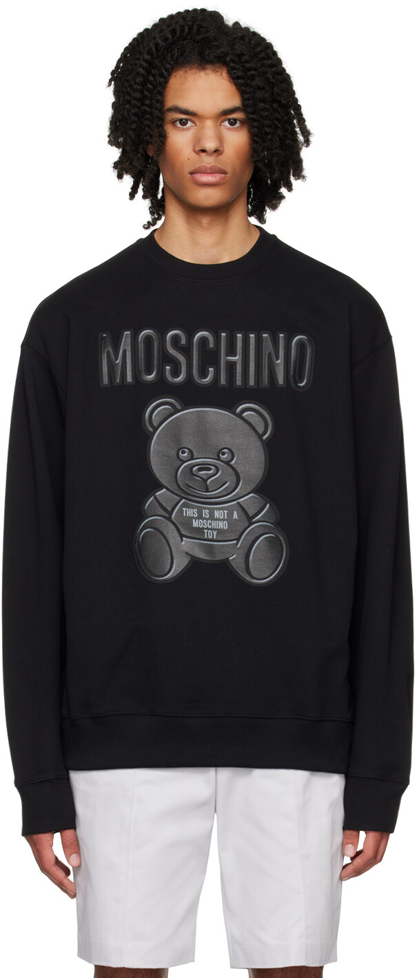 

Черный свитшот Teddy Bear Moschino