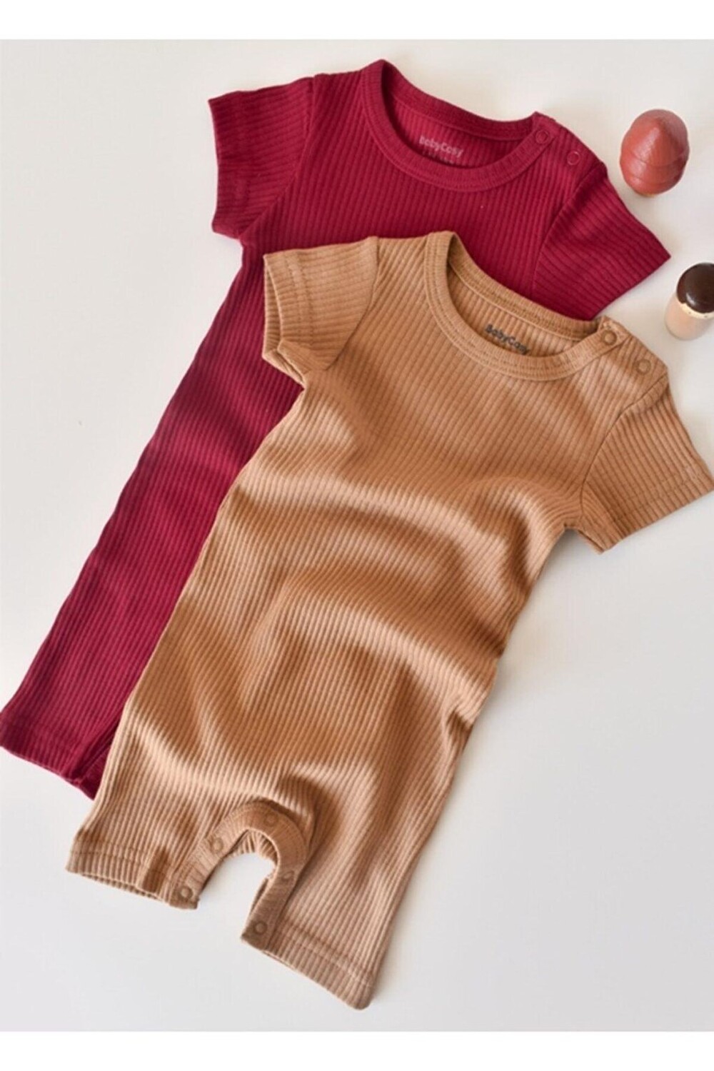 

Короткий комбинезон из модала из 2 предметов BabyCosy Organic Wear