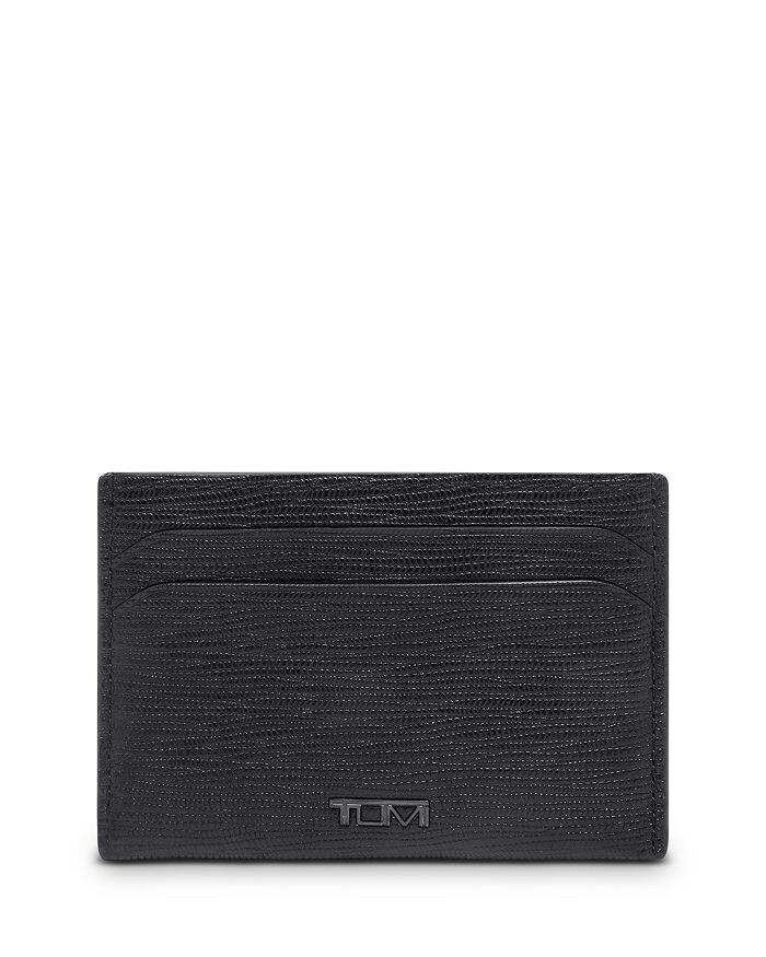 

Тонкий кожаный футляр для карт Tumi Nassau SLG, черный