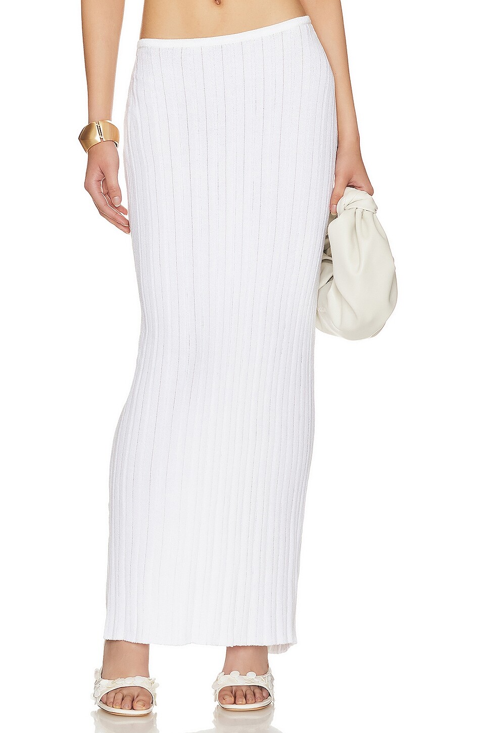 

Юбка SNDYS Lounge Baha Ribbed, белый
