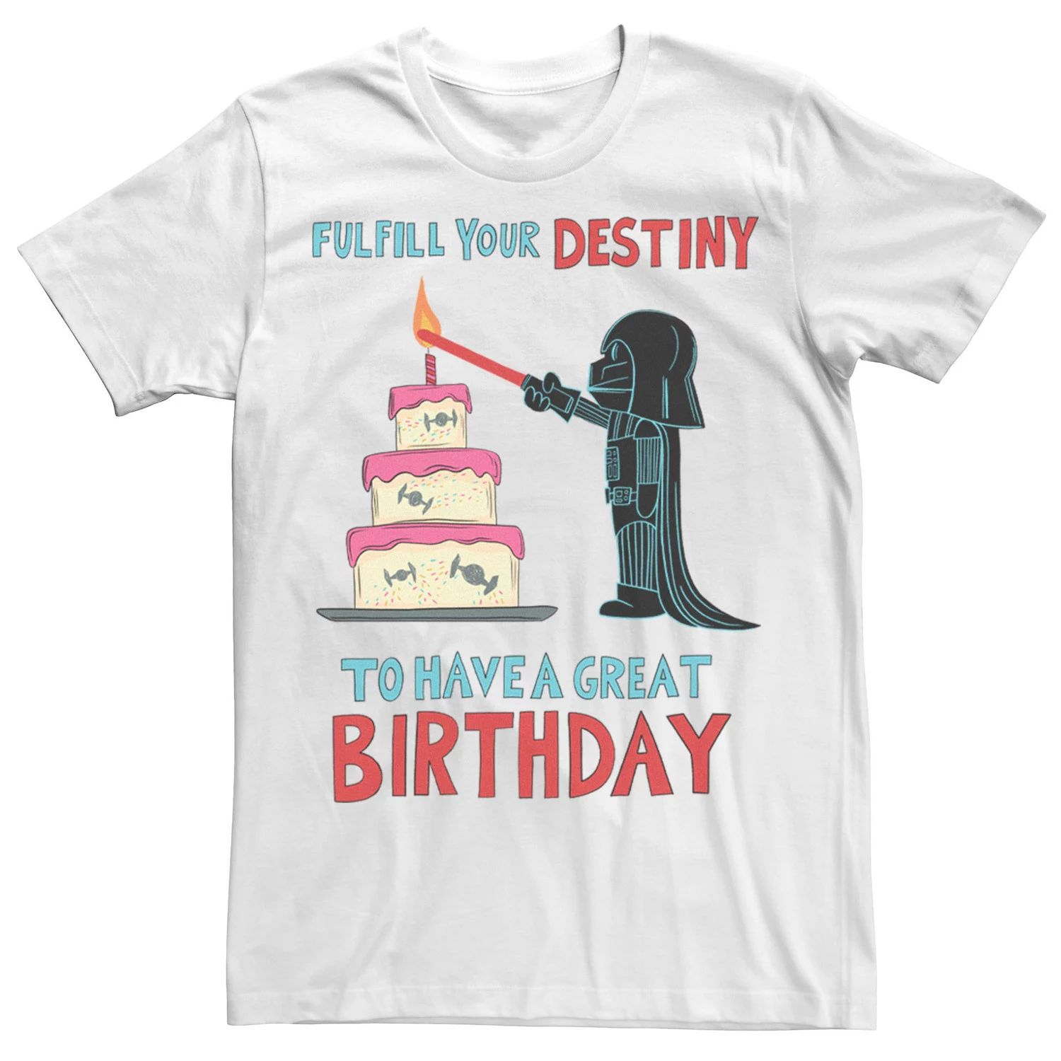 Мужская футболка в честь дня рождения Вейдера Star Wars