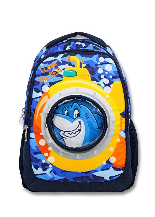 

Тканевый синий рюкзак Imperteks для мальчика Ümit Bag 3004 Cennec, синий
