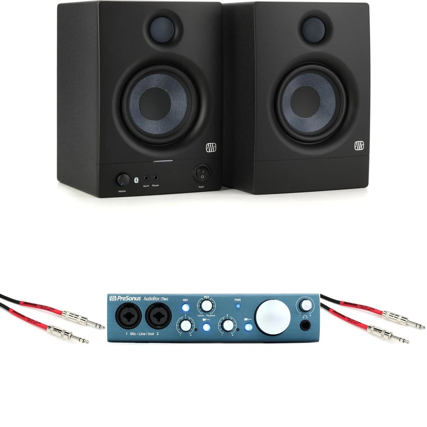 

Новый USB-аудиоинтерфейс PreSonus AudioBox iTwo и 4,5-дюймовый студийный монитор Eris с питанием по Bluetooth