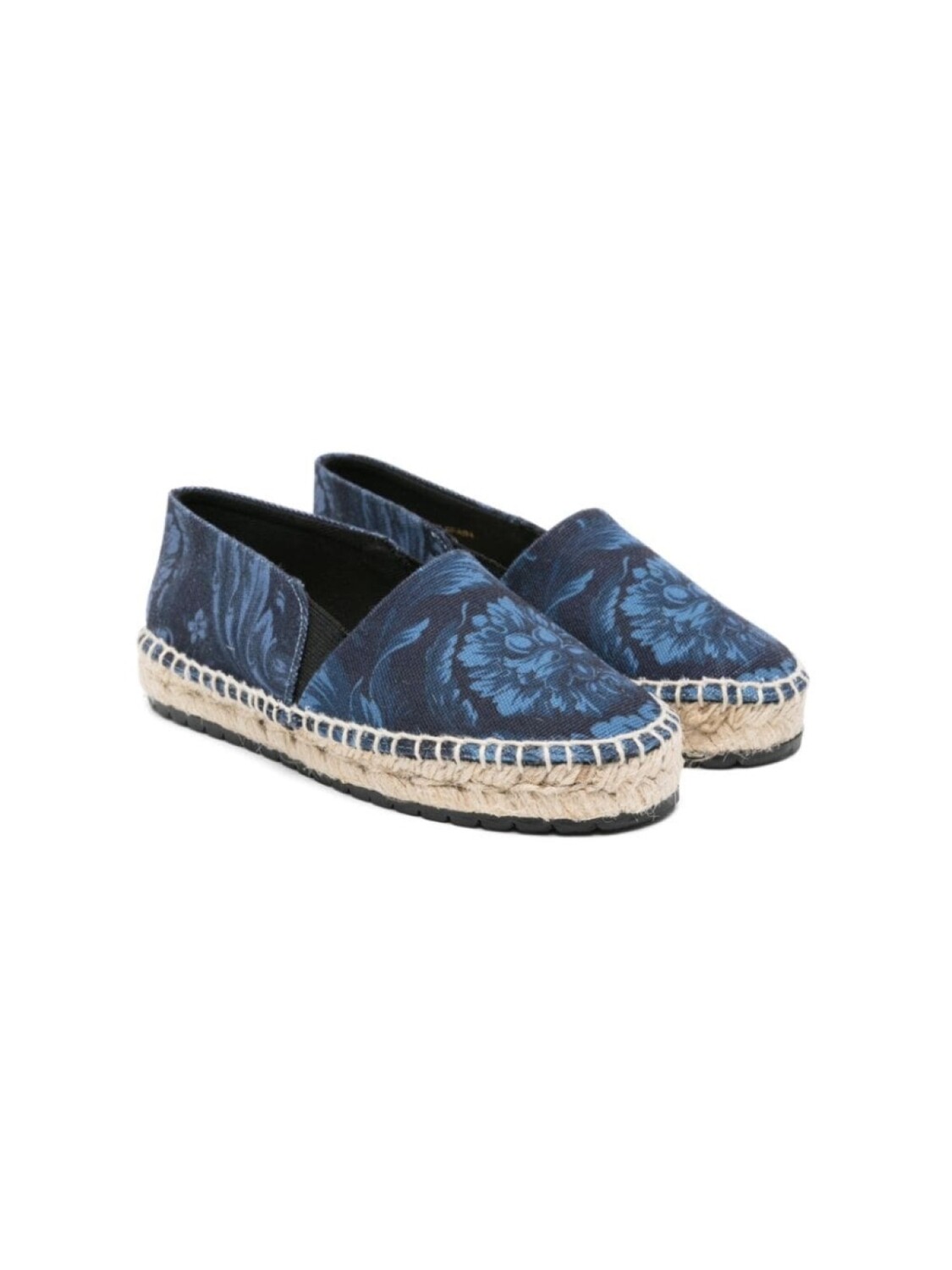 

Versace Kids джинсовые эспадрильи Barocco, синий