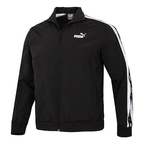 

Куртка PUMA Blocking Tape Woven Jacket Black, черный