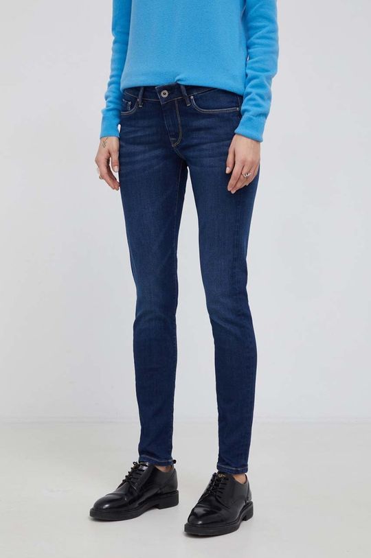 Джинсы СОХО Pepe Jeans, синий джинсы скинни pepe jeans regent завышенная посадка стрейч размер 32 голубой