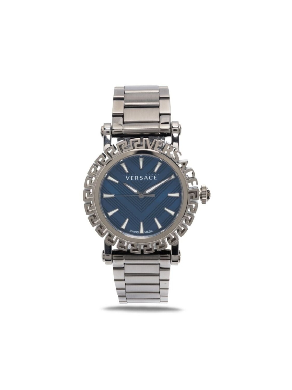 

Versace наручные часы Greca Glam Gent 40 мм, синий