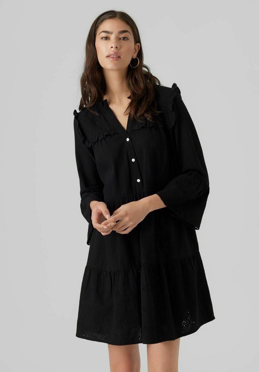 

Платье-рубашка Vero Moda, черный