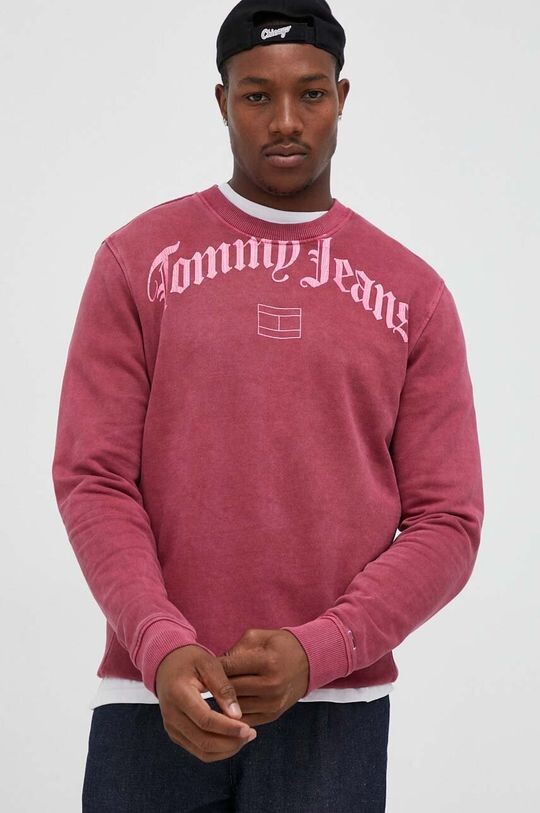 

Толстовка Tommy Jeans, розовый