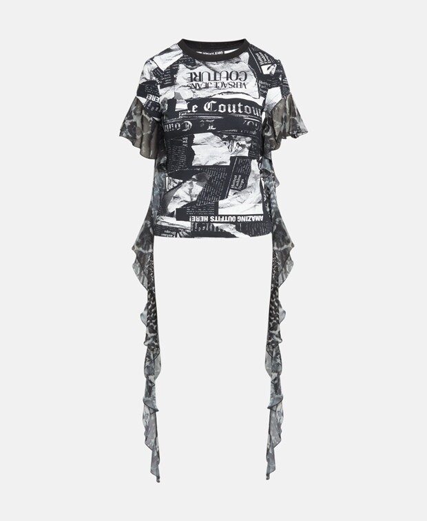 

Рубашка-блузка Versace Jeans Couture, черный