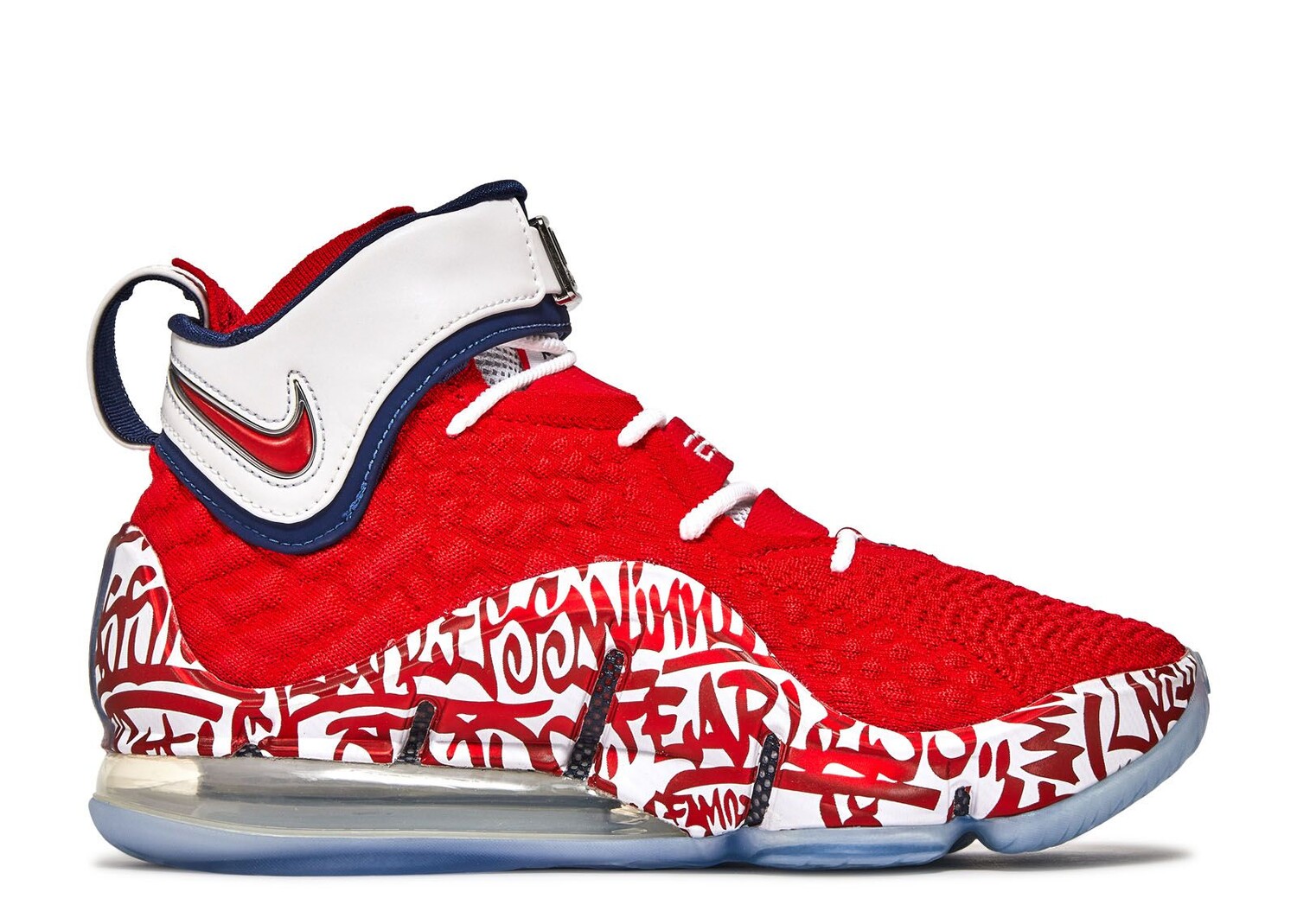 

Кроссовки Nike Lebron 17 Ep 'Lebron 4 Red Graffiti', красный