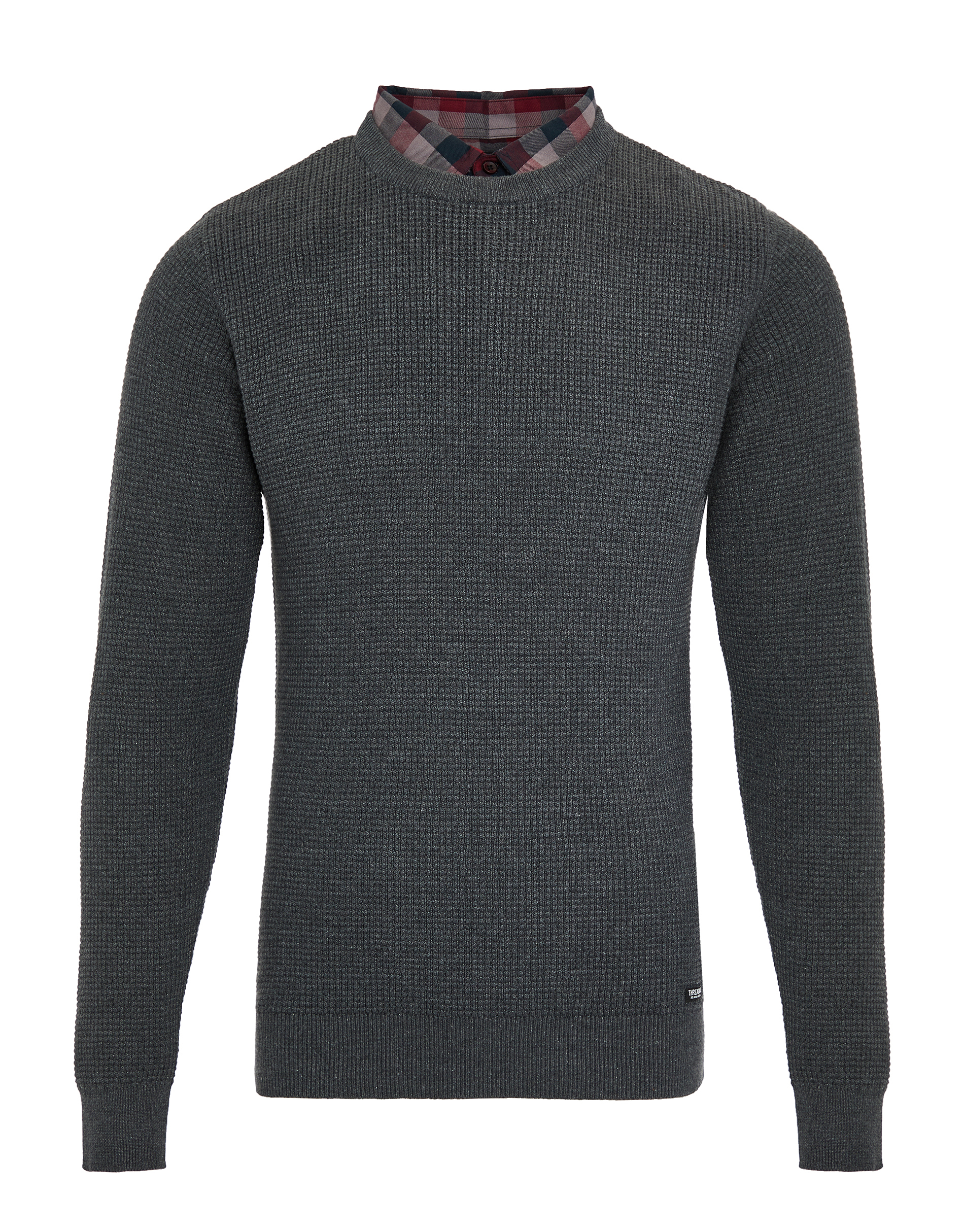 Пуловер Threadbare Strick Alexander, цвет Charcoal пуловер threadbare strick reed черный