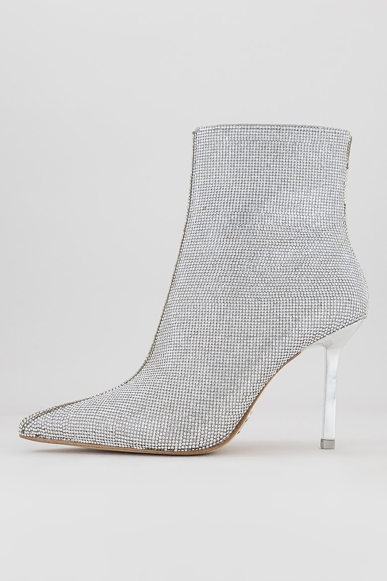 

Сапоги с декоративными камнями Steve Madden, серебряный