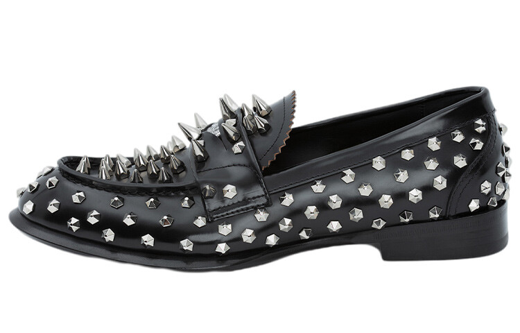 

Туфли мужские Alexander Mcqueen с шипами, черный