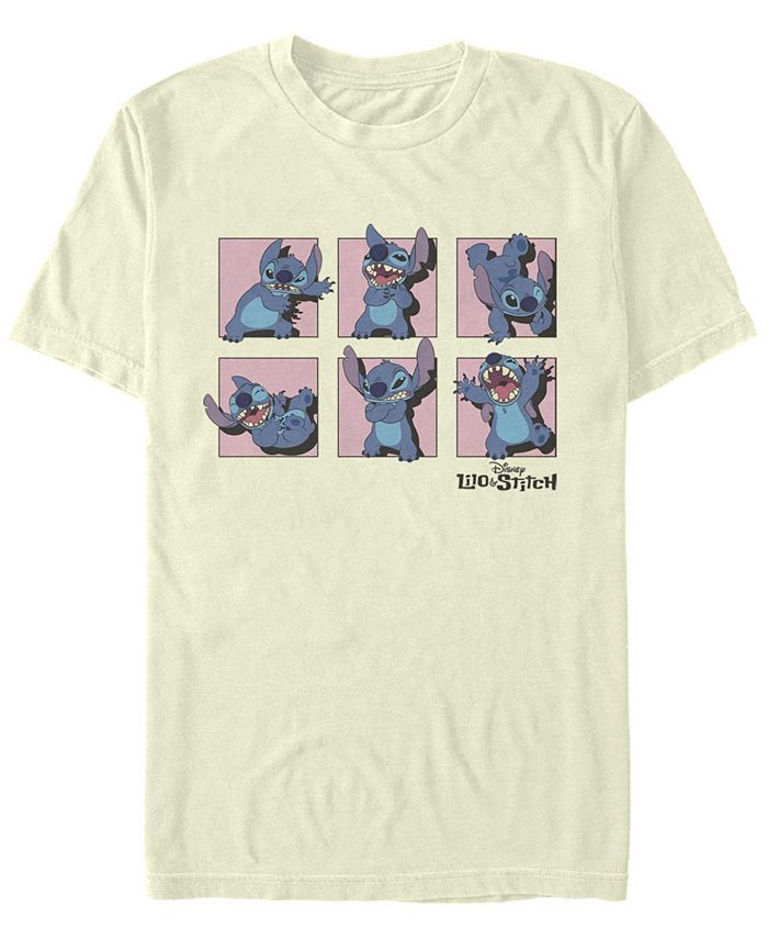 Мужская футболка с короткими рукавами Stitch Poses Fifth Sun, тан/бежевый мягкая игрушка плюшевая леди леди и бродяга дисней