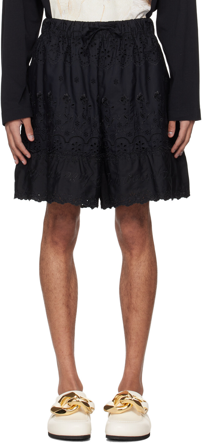 

Черные шорты Easy на кулиске Simone Rocha