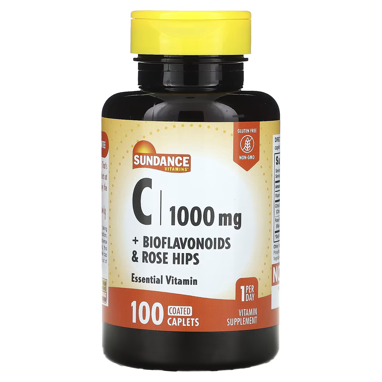 Витамины C + биофлавоноиды и плоды шиповника Sundance Vitamins, 100 капсул