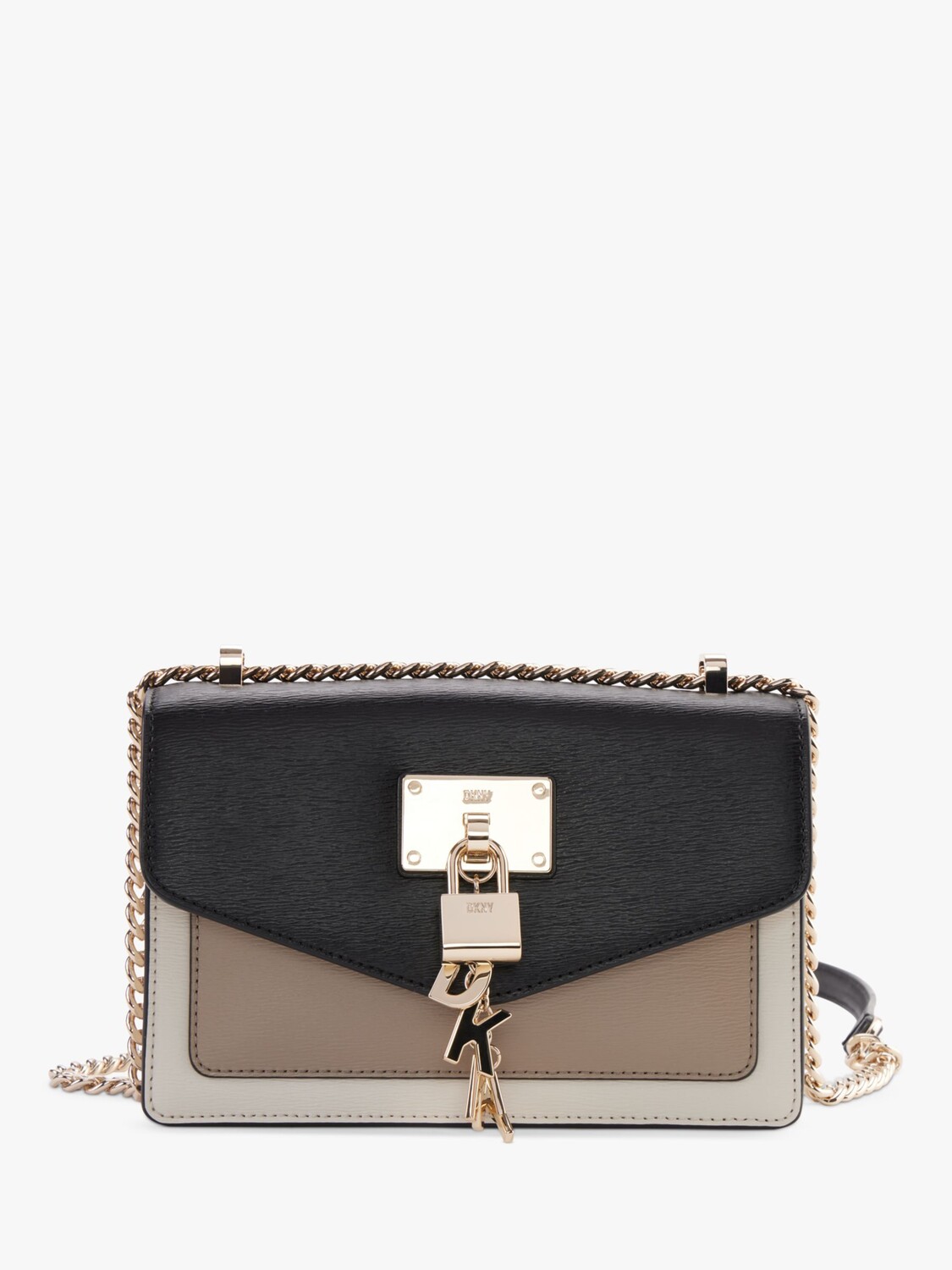 

Кожаная сумка через плечо Elissa Pebble DKNY, галька/мульти
