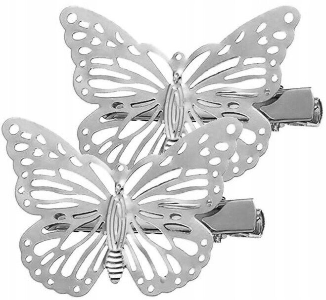 

Заколка Silver Butterfly, металл Бабочка Inna