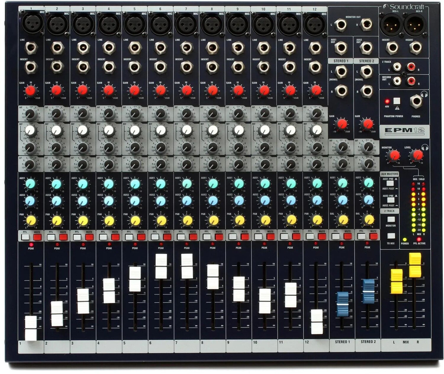 

Soundcraft EPM12 14-канальный аналоговый микшер