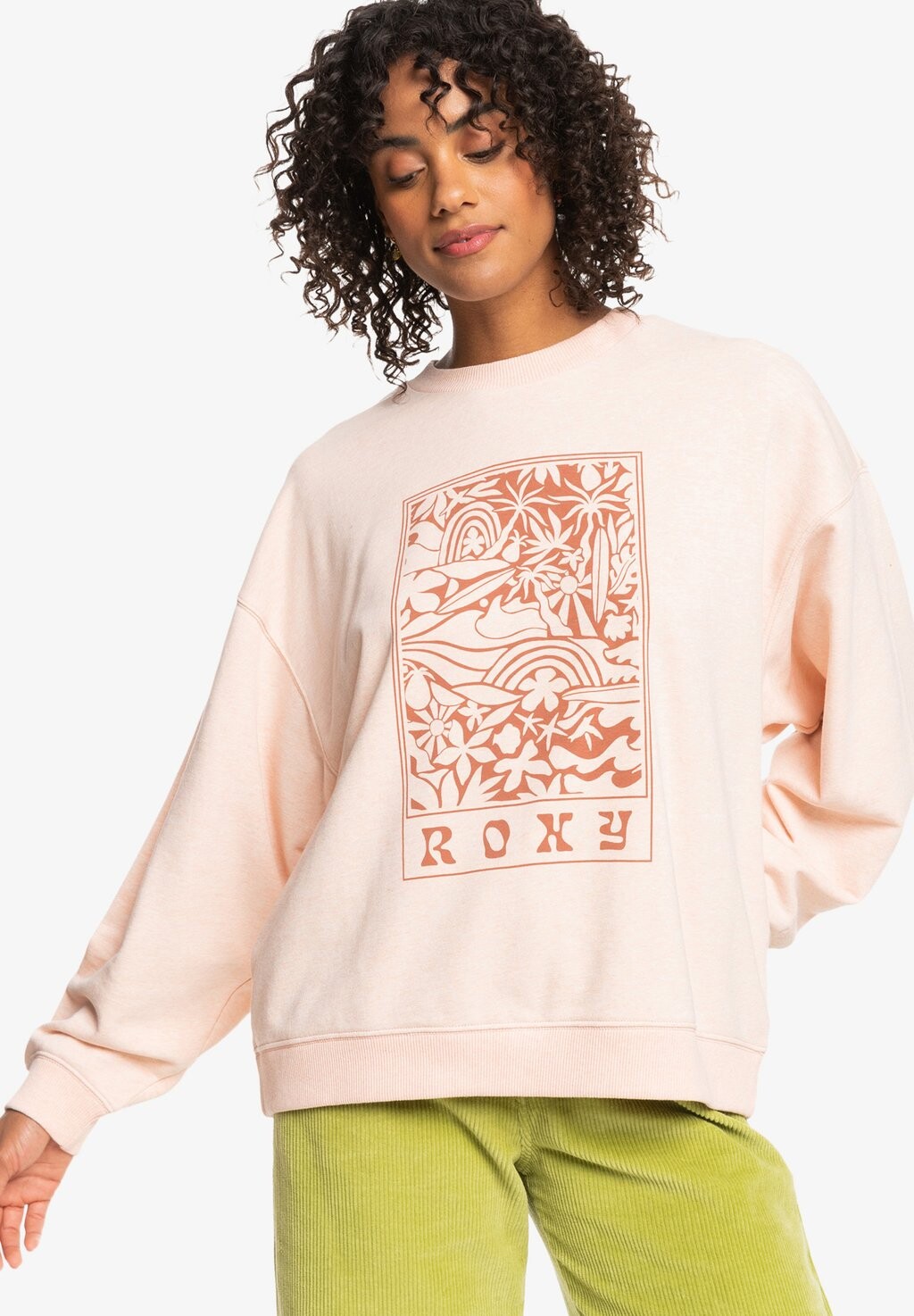 

Толстовка TAKE YOURPLACEC OTLR NDS0 Roxy, бледный кизил