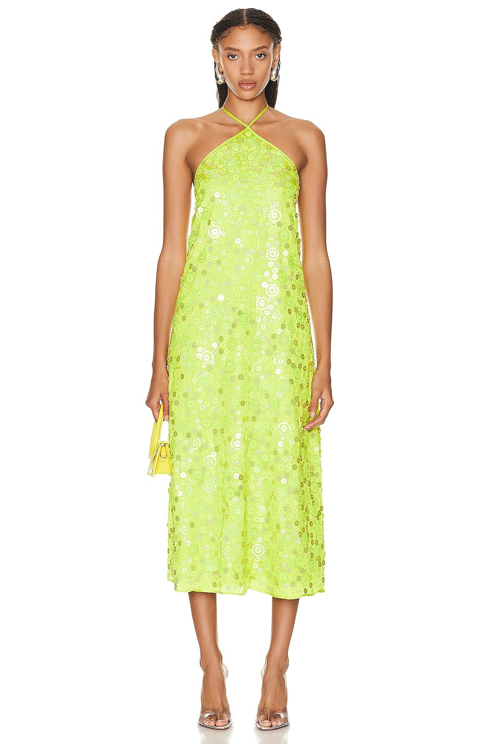 

Платье Saks Potts Dax, цвет Neon Green Sequin