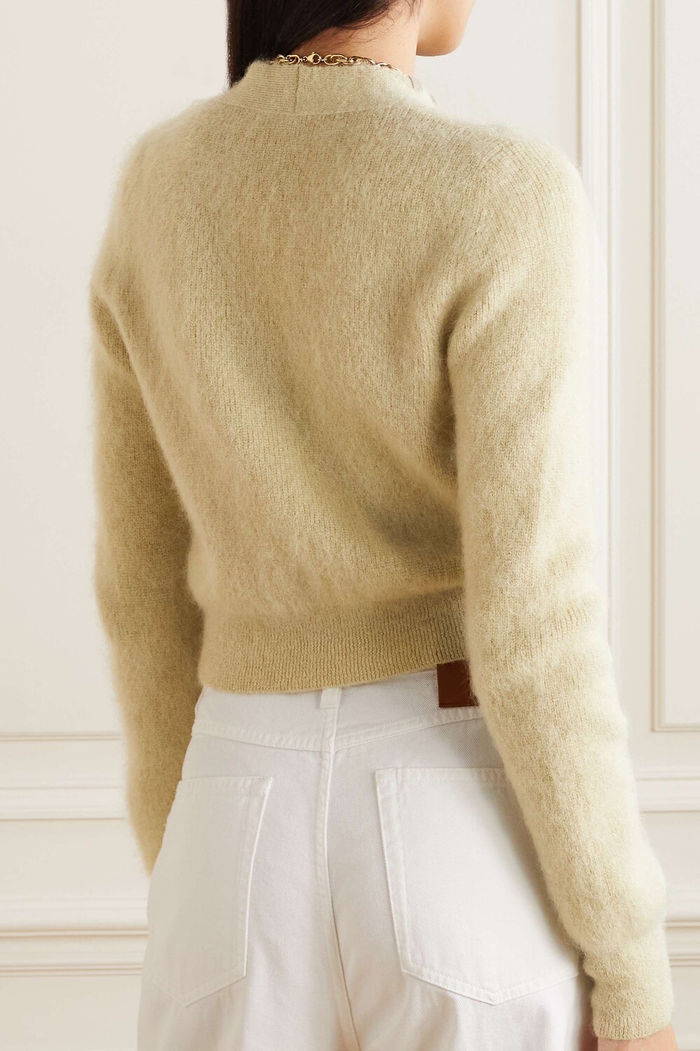 

JACQUEMUS вязаный кардиган Lazo, светло-зеленый