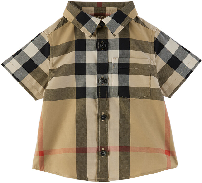 

Рубашка в клетку Baby Beige Archive бежевый Burberry
