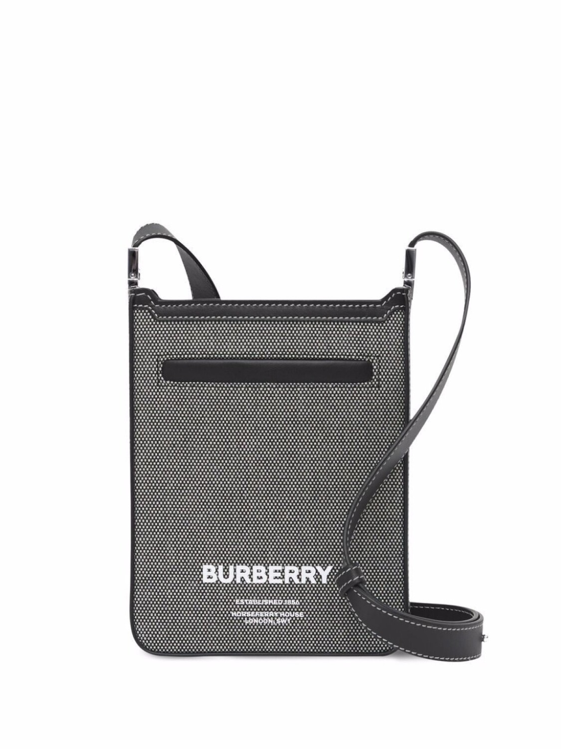 

Burberry сумка через плечо с принтом Horseferry, черный