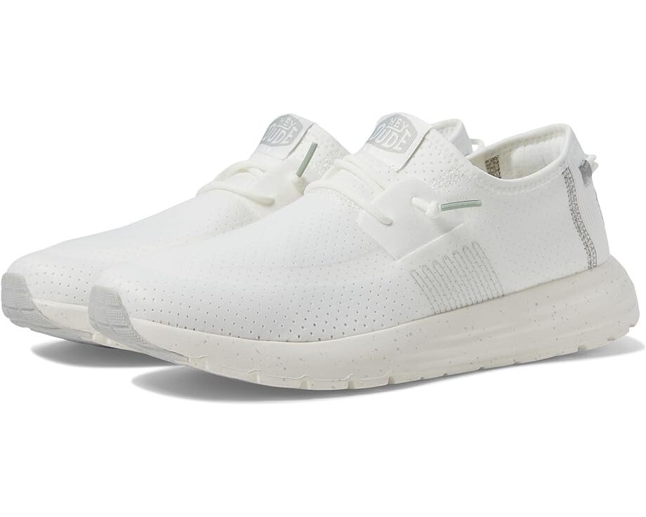 

Кроссовки Hey Dude Sirocco Perf Mesh, цвет White/White, Серый