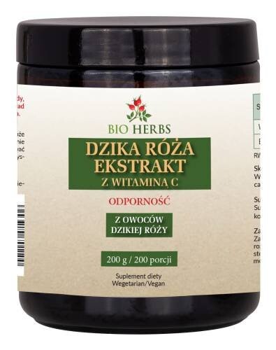 

Bio Herbs, Экстракт шиповника с витамином С, 200 г