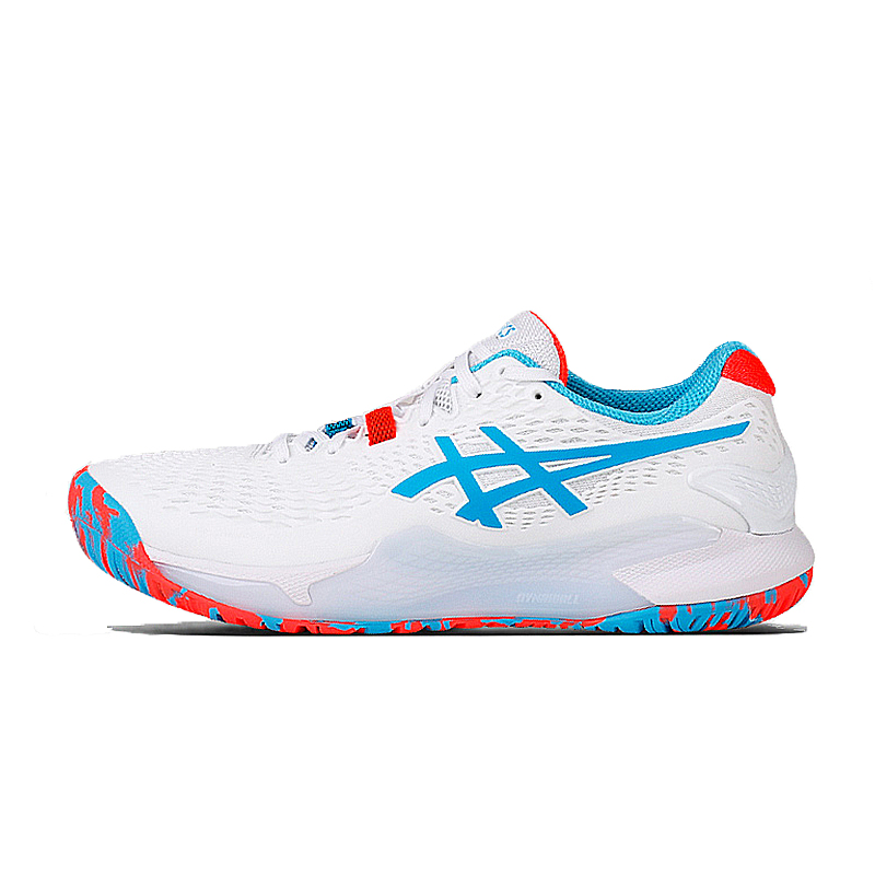 

Мужские теннисные кроссовки Asics Gel-Resolution 9, White/Blue/Orange